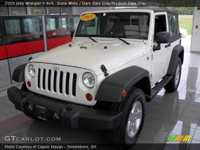 2009 Jeep Wrangler X 4x4 in Stone White