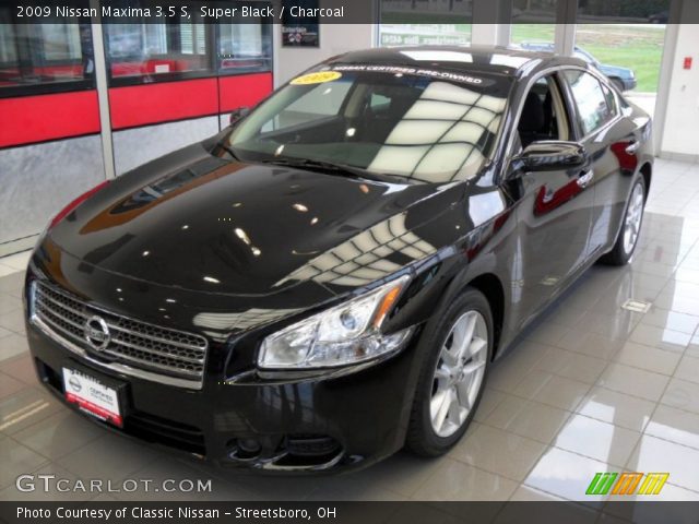 2009 Nissan Maxima 3.5 S in Super Black