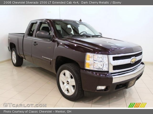 2008 Chevrolet Silverado 1500 LT Extended Cab 4x4 in Dark Cherry Metallic