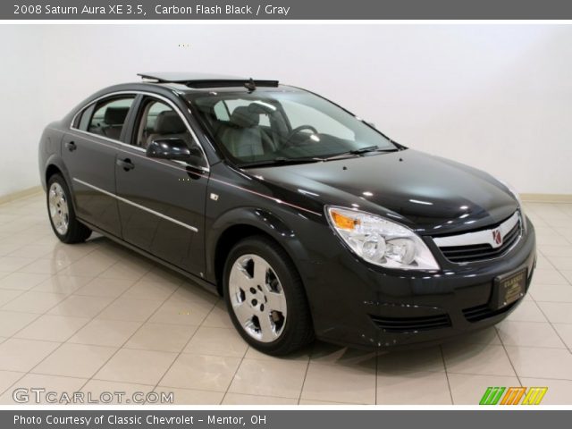 2008 Saturn Aura XE 3.5 in Carbon Flash Black