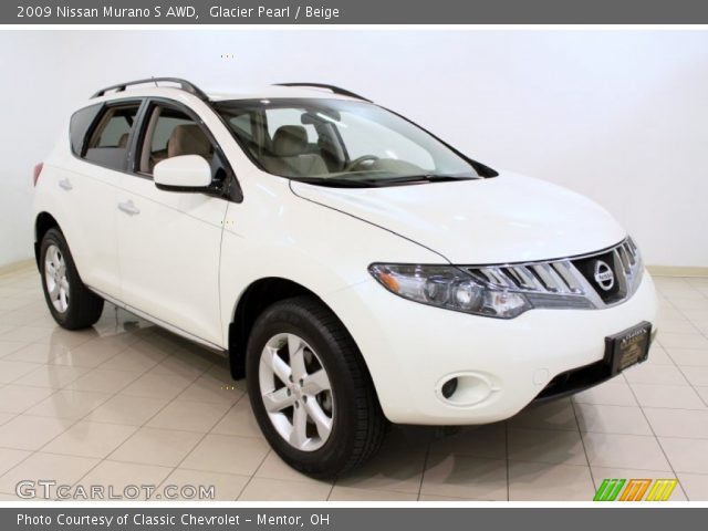 2009 Nissan Murano S AWD in Glacier Pearl
