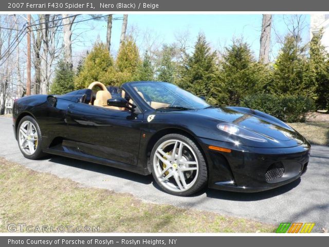 2007 Ferrari F430 Spider F1 in Nero (Black)