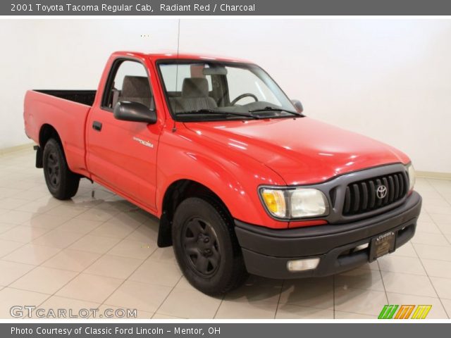 2001 Toyota Tacoma Regular Cab in Radiant Red