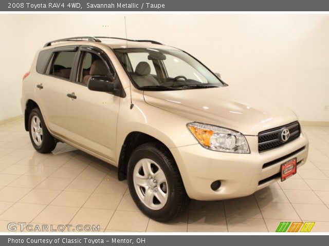 2008 Toyota RAV4 4WD in Savannah Metallic
