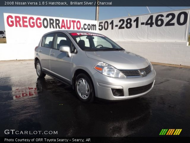 2008 Nissan Versa 1.8 S Hatchback in Brilliant Silver