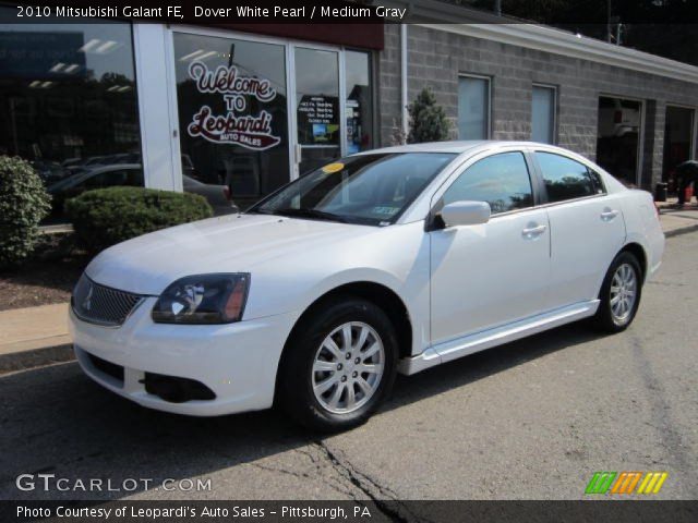 2010 Mitsubishi Galant FE in Dover White Pearl