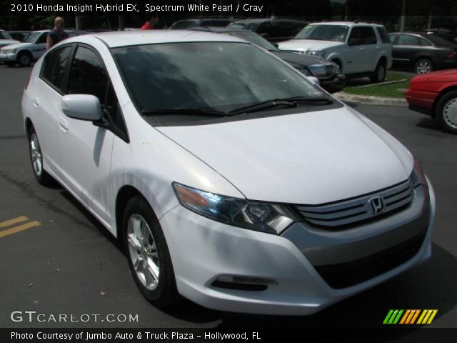 2010 Honda Insight Hybrid EX in Spectrum White Pearl