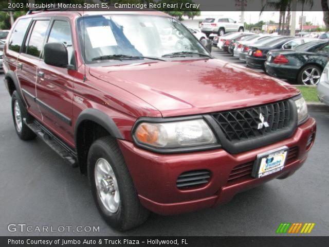 2003 Mitsubishi Montero Sport ES in Cambridge Red Pearl