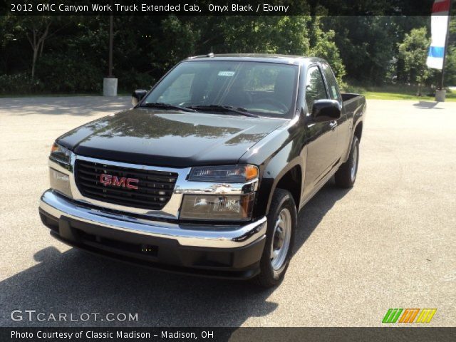 2012 GMC Canyon Work Truck Extended Cab in Onyx Black