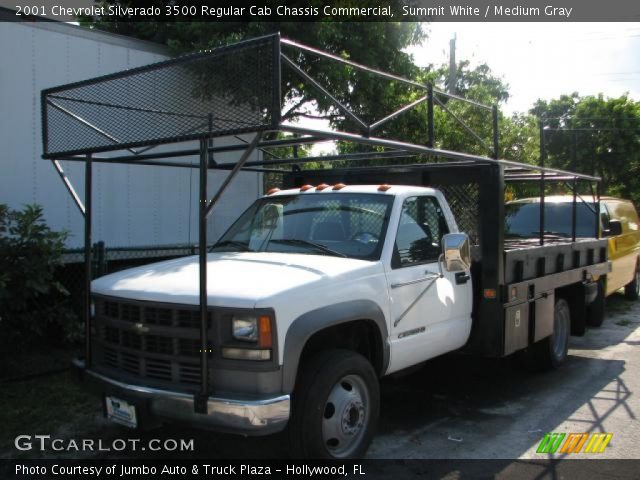 2001 Chevrolet Silverado 3500 Regular Cab Chassis Commercial in Summit White