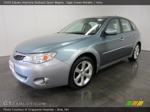 2009 Subaru Impreza Outback Sport Wagon in Sage Green Metallic