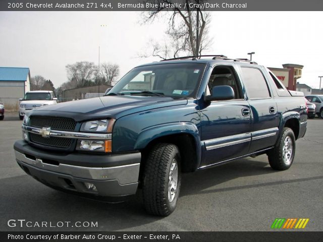 2005 Chevrolet Avalanche Z71 4x4 in Bermuda Blue Metallic