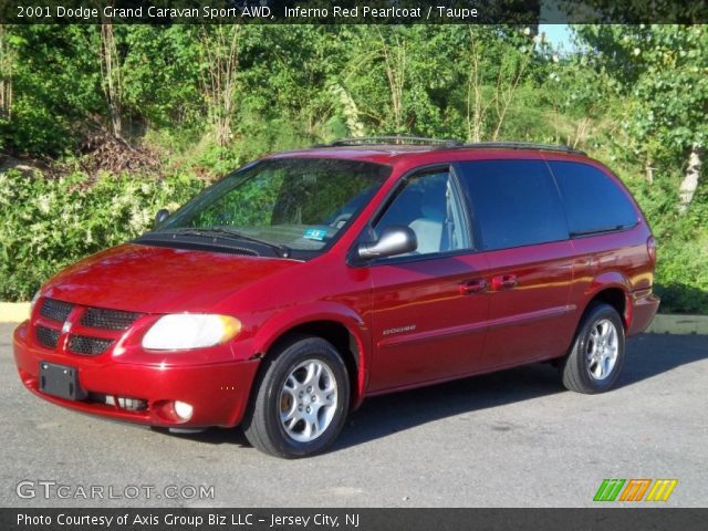 2001 Dodge Grand Caravan Sport AWD in Inferno Red Pearlcoat