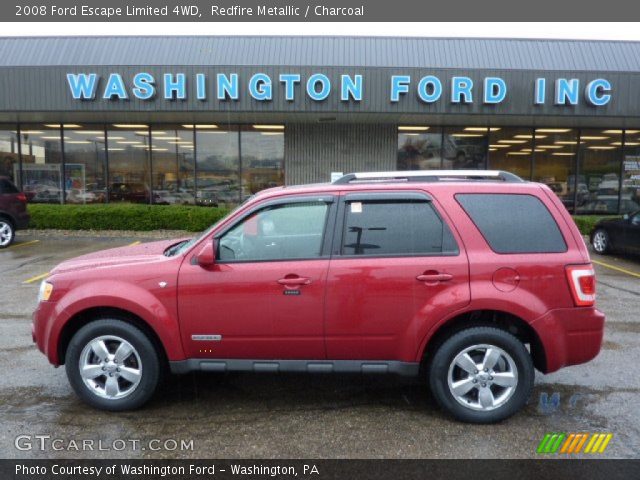 2008 Ford Escape Limited 4WD in Redfire Metallic