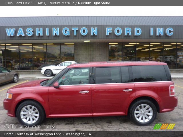 2009 Ford Flex SEL AWD in Redfire Metallic