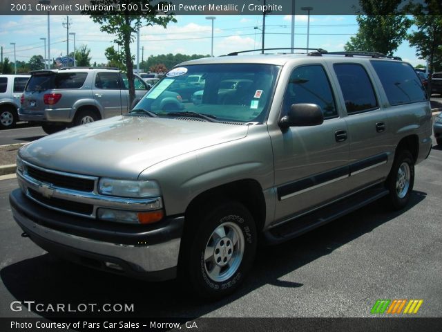 2001 Chevrolet Suburban 1500 LS in Light Pewter Metallic
