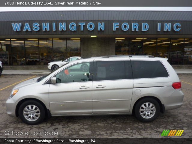 2008 Honda Odyssey EX-L in Silver Pearl Metallic