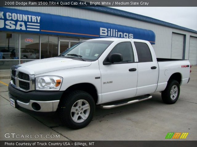 2008 Dodge Ram 1500 TRX4 Quad Cab 4x4 in Bright White