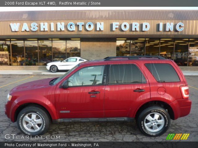 2008 Ford Escape XLT 4WD in Redfire Metallic