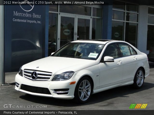 2012 Mercedes-Benz C 250 Sport in Arctic White