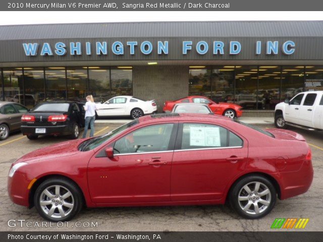 2010 Mercury Milan V6 Premier AWD in Sangria Red Metallic
