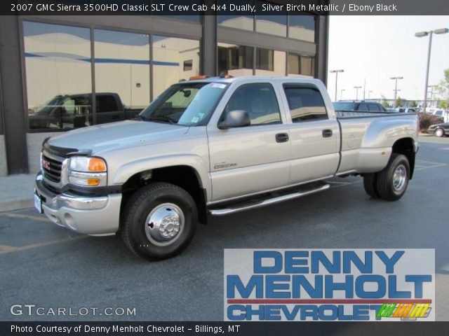 2007 GMC Sierra 3500HD Classic SLT Crew Cab 4x4 Dually in Silver Birch Metallic