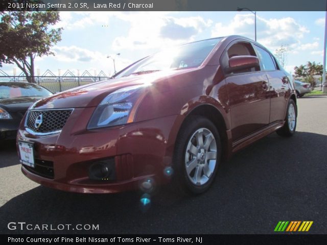 2011 Nissan Sentra 2.0 SR in Lava Red