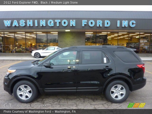 2012 Ford Explorer FWD in Black