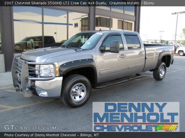 2007 Chevrolet Silverado 3500HD LTZ Crew Cab 4x4 Dually in Graystone Metallic