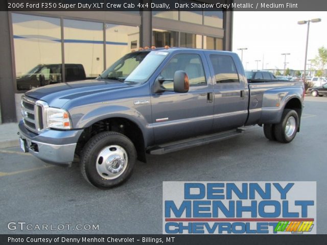 2006 Ford F350 Super Duty XLT Crew Cab 4x4 Dually in Dark Shadow Grey Metallic