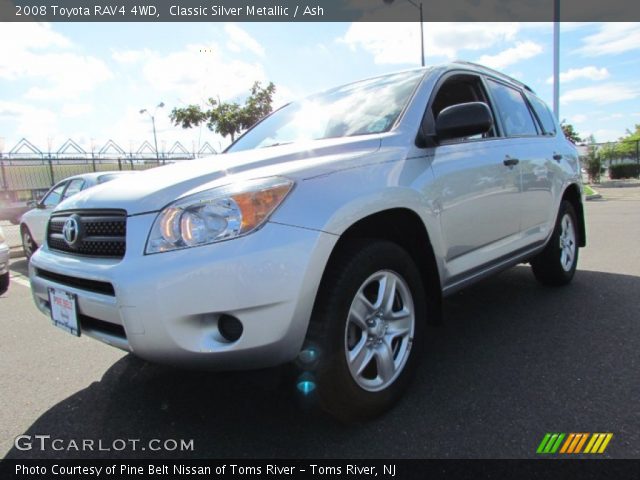 2008 Toyota RAV4 4WD in Classic Silver Metallic