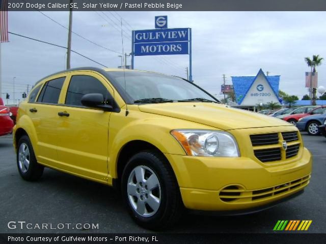 2007 Dodge Caliber SE in Solar Yellow