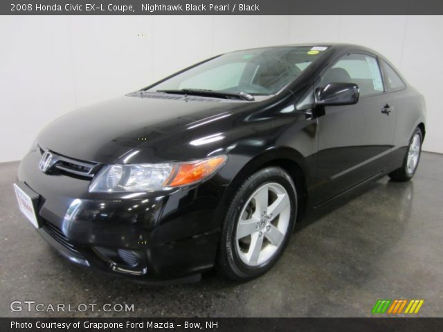 2008 Honda Civic EX-L Coupe in Nighthawk Black Pearl