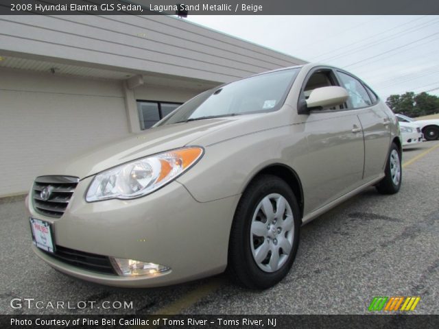 2008 Hyundai Elantra GLS Sedan in Laguna Sand Metallic