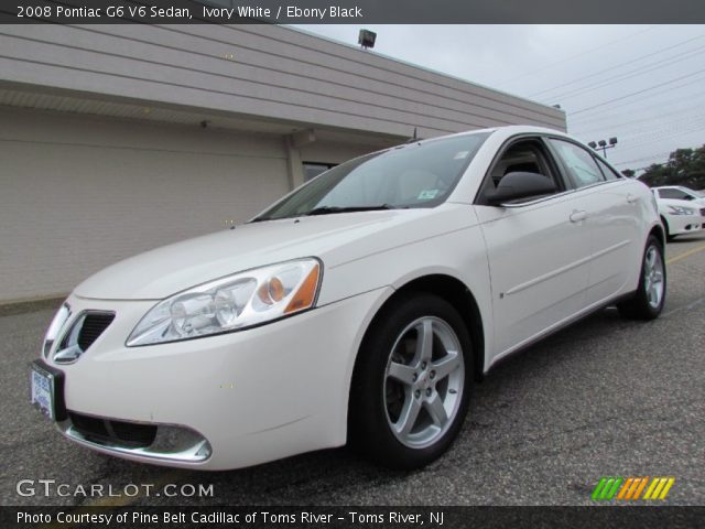 2008 Pontiac G6 V6 Sedan in Ivory White