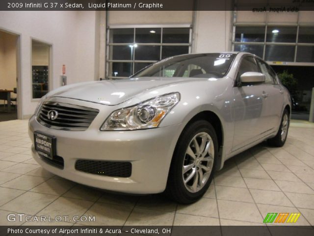 2009 Infiniti G 37 x Sedan in Liquid Platinum
