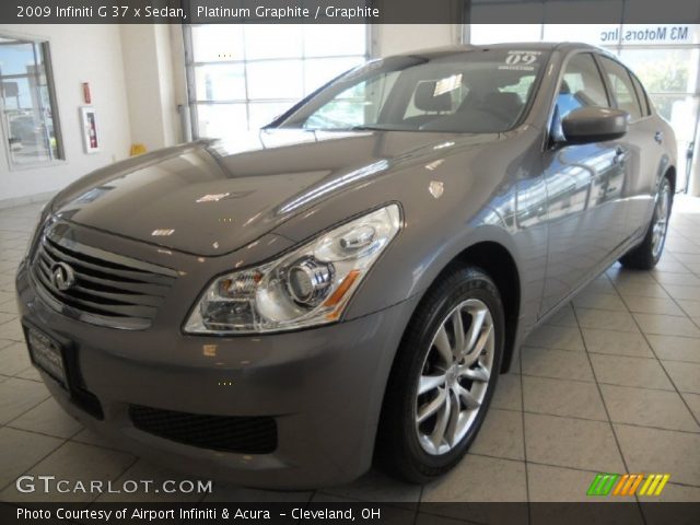 2009 Infiniti G 37 x Sedan in Platinum Graphite