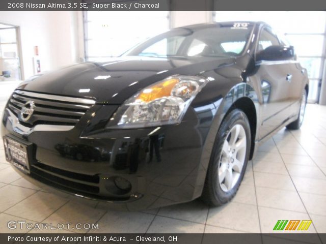 2008 Nissan Altima 3.5 SE in Super Black