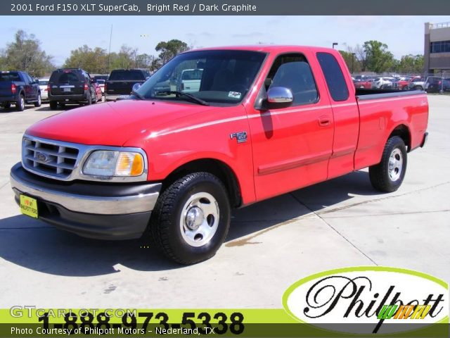 2001 Ford F150 XLT SuperCab in Bright Red