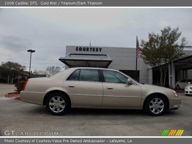 2008 Cadillac DTS  in Gold Mist