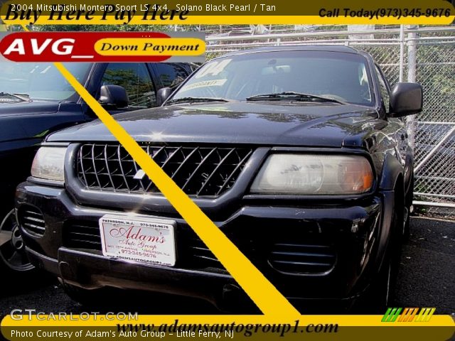 2004 Mitsubishi Montero Sport LS 4x4 in Solano Black Pearl