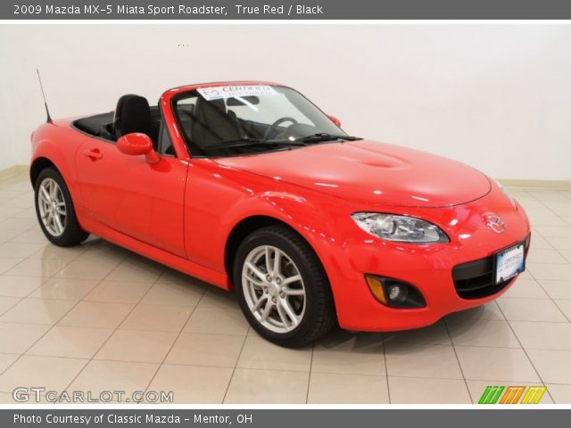 2009 Mazda MX-5 Miata Sport Roadster in True Red