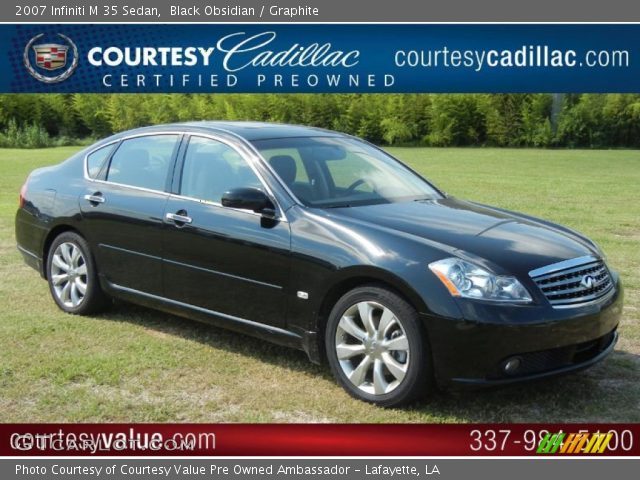 2007 Infiniti M 35 Sedan in Black Obsidian
