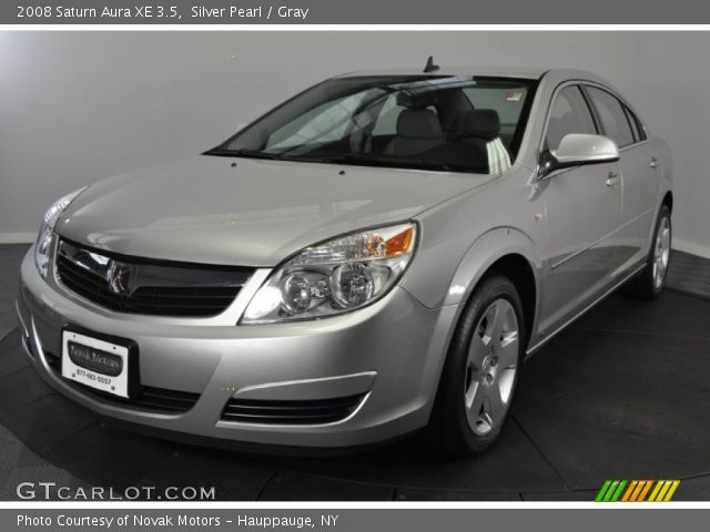 2008 Saturn Aura XE 3.5 in Silver Pearl