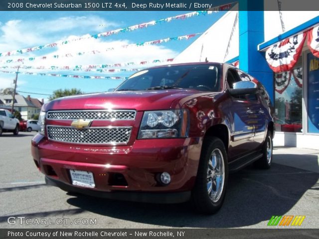 2008 Chevrolet Suburban 1500 LTZ 4x4 in Deep Ruby Metallic