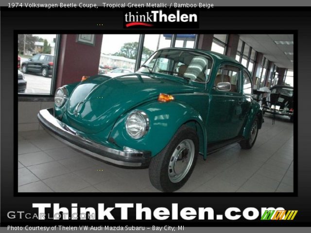 1974 Volkswagen Beetle Coupe in Tropical Green Metallic