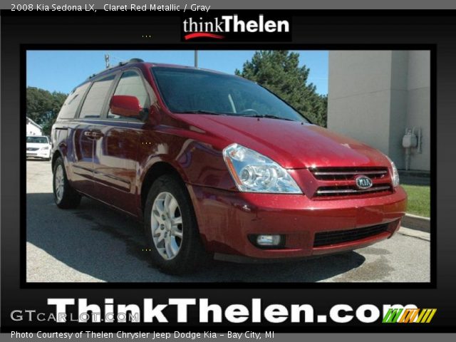 2008 Kia Sedona LX in Claret Red Metallic