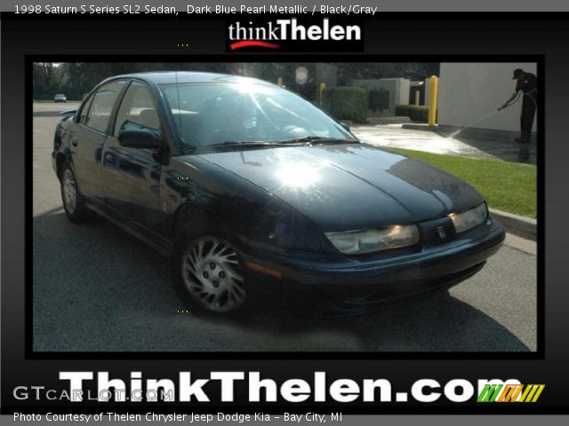 1998 Saturn S Series SL2 Sedan in Dark Blue Pearl Metallic