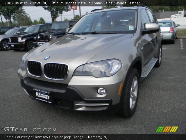 2009 BMW X5 xDrive30i in Platinum Bronze Metallic