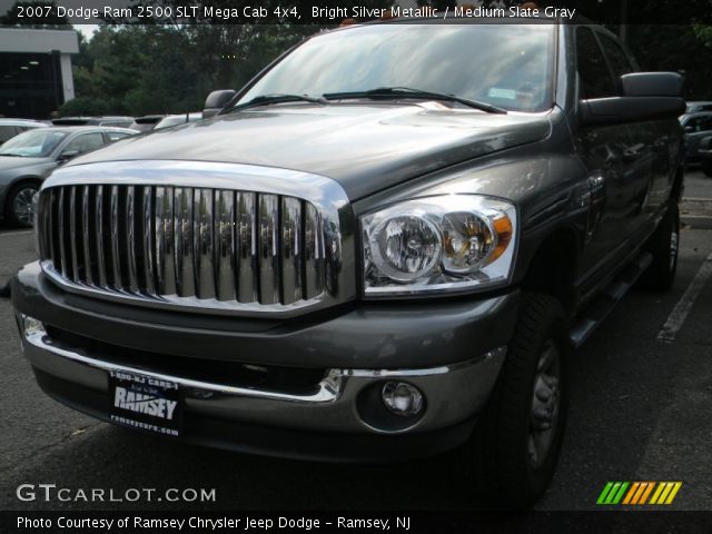 2007 Dodge Ram 2500 SLT Mega Cab 4x4 in Bright Silver Metallic